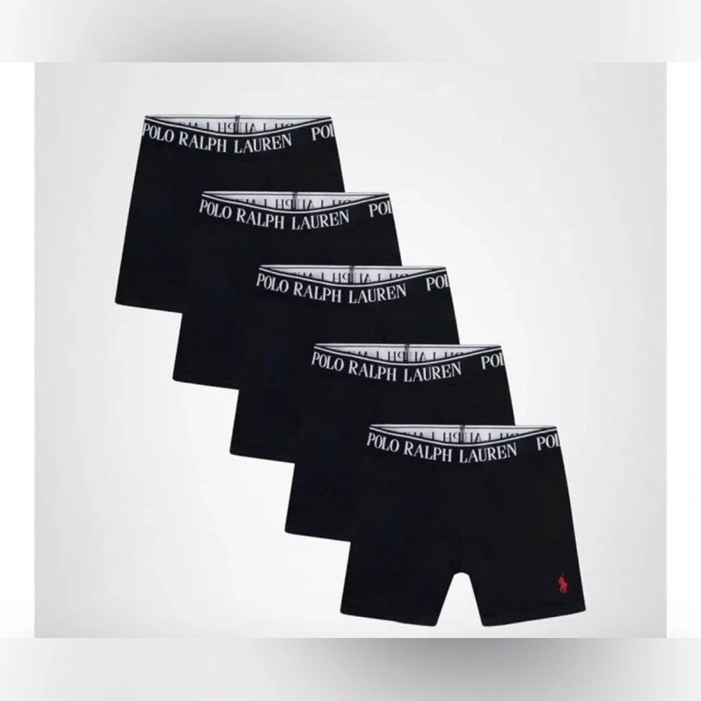 Polo by Ralph Lauren Boys' Black Boxer Briefs - Picture 3 of 3